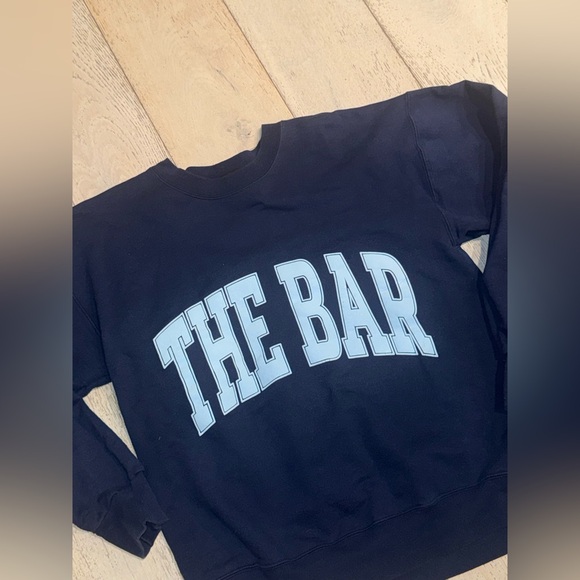 Pristine like new SOLD OUT! The Bar Varsity Sweatshirt Size: medium - Picture 12 of 16